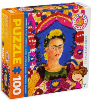 Пъзел Eurographics от 100 части - Портрет на Фрида Кало