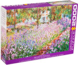 Пъзел Eurographics от 2000 части - Градината на Моне, Клод Моне