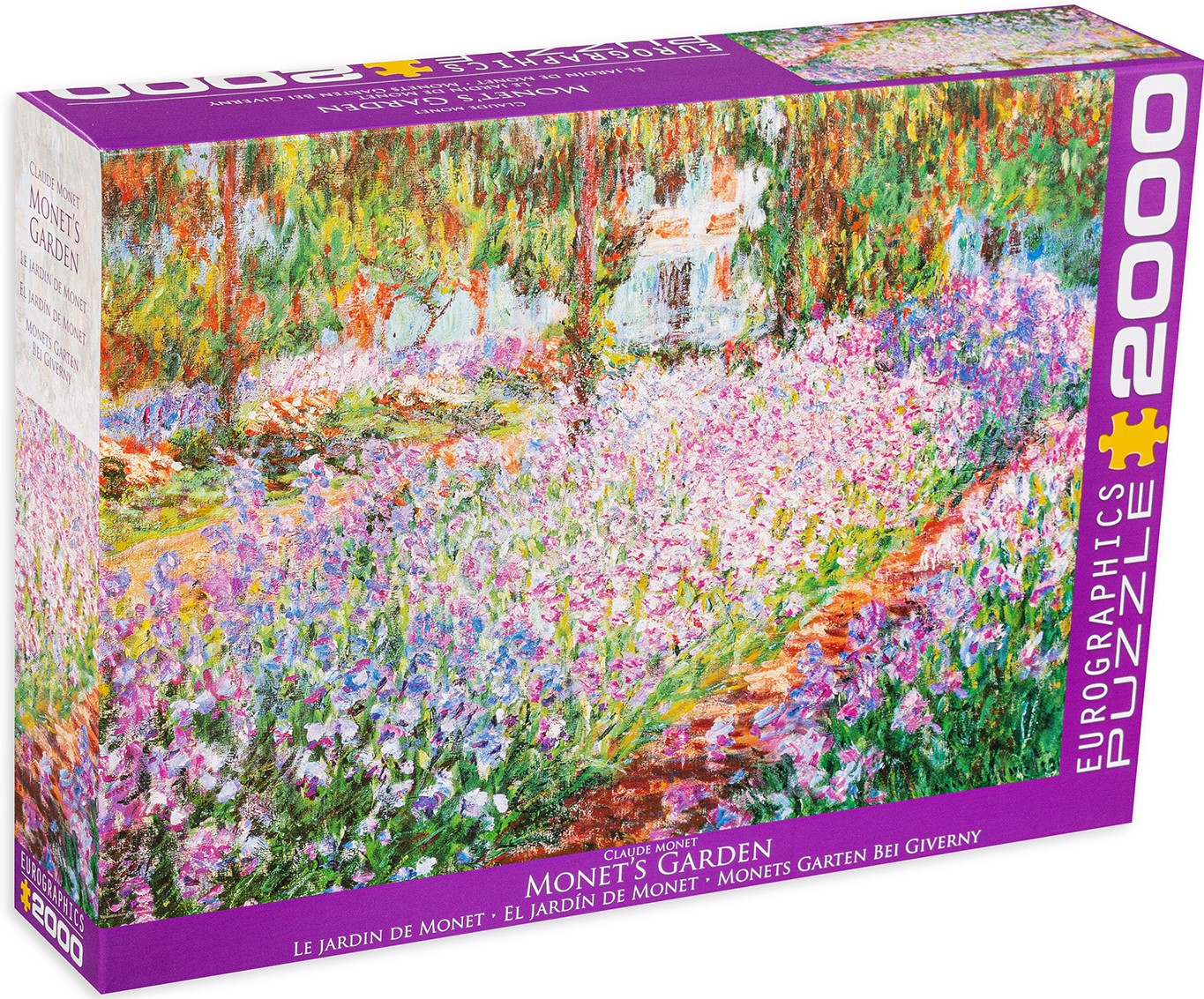 Пъзел Eurographics от 2000 части - Градината на Моне, Клод Моне