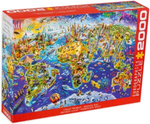 Пъзел Eurographics от 2000 части - Луд свят