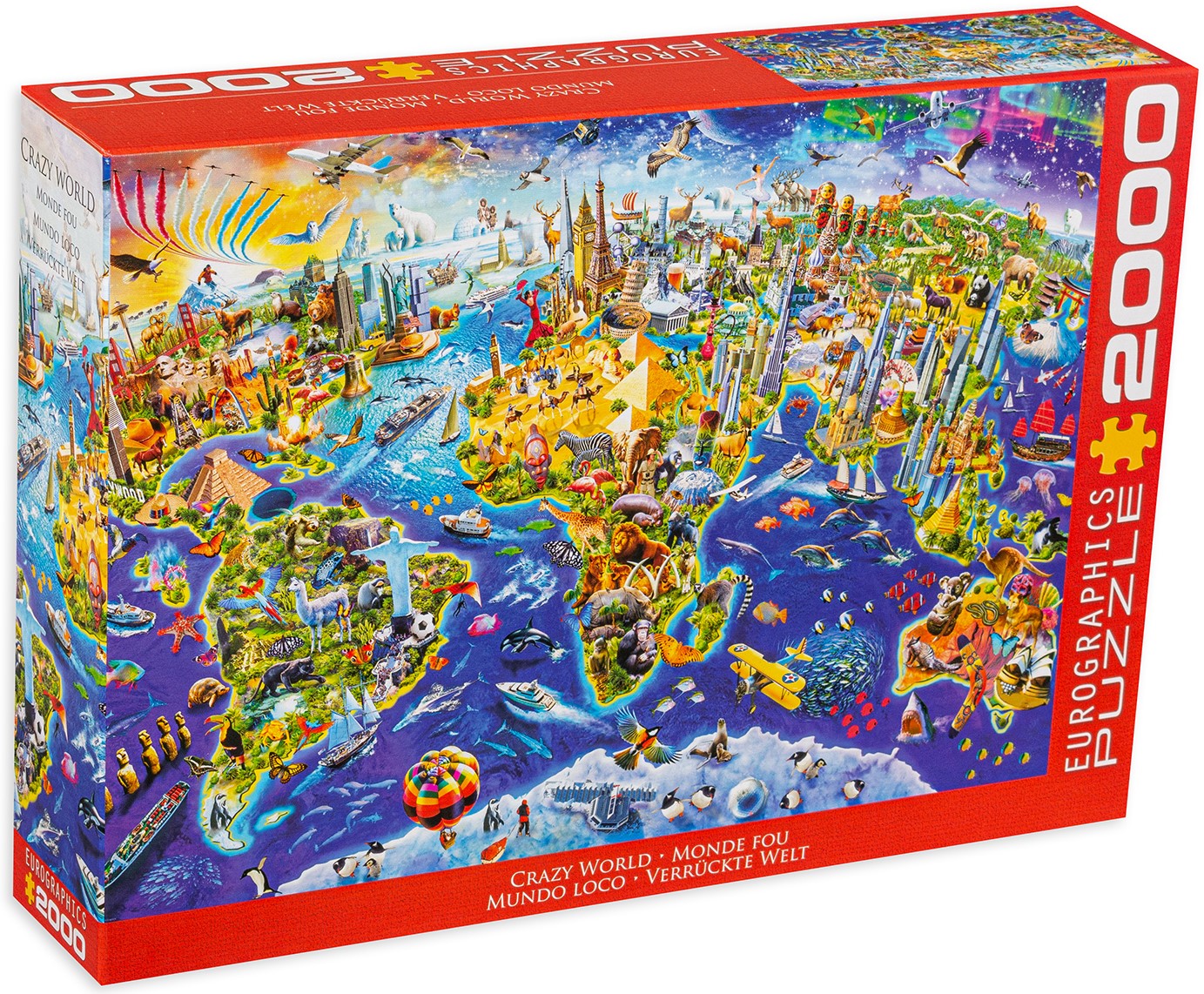 Пъзел Eurographics от 2000 части - Луд свят