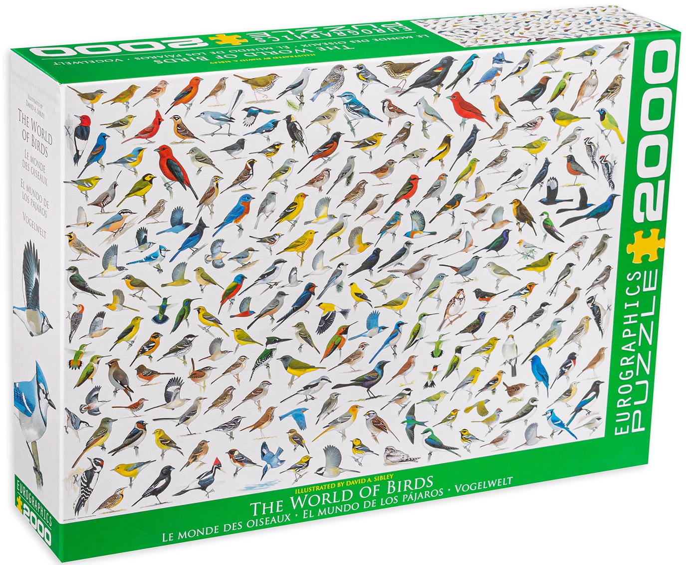 Пъзел Eurographics от 2000 части - Светът на птиците, Дейвид Сибли