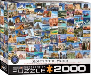 Пъзел Eurographics от 2000 части - Забележителни места