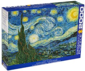 Пъзел Eurographics от 2000 части - Звездна нощ, Винсент ван Гог