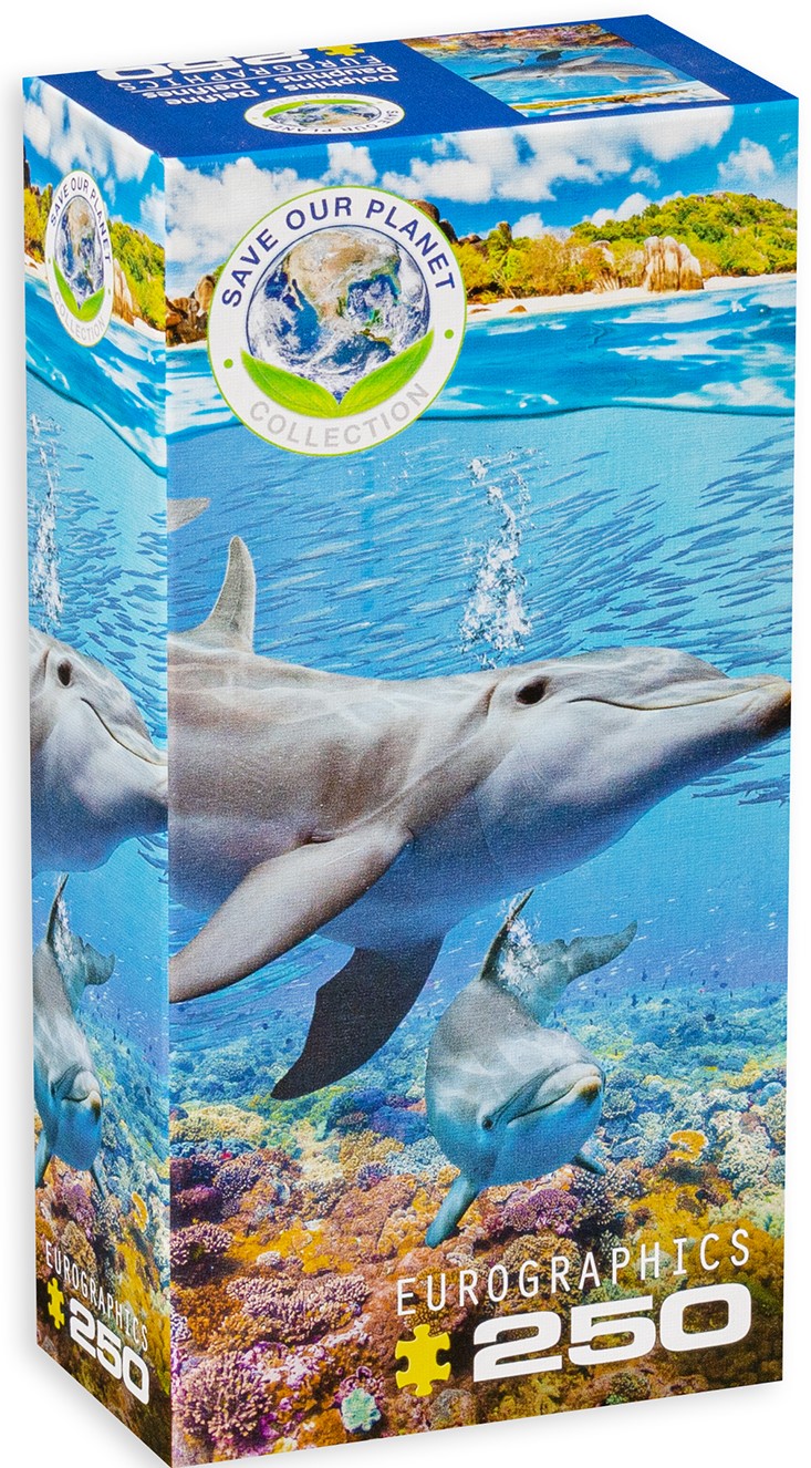 Пъзел Eurographics от 250 части - Делфини