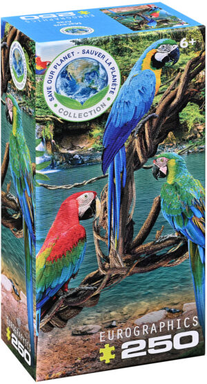 Пъзел Eurographics от 250 части - Папагали Ара