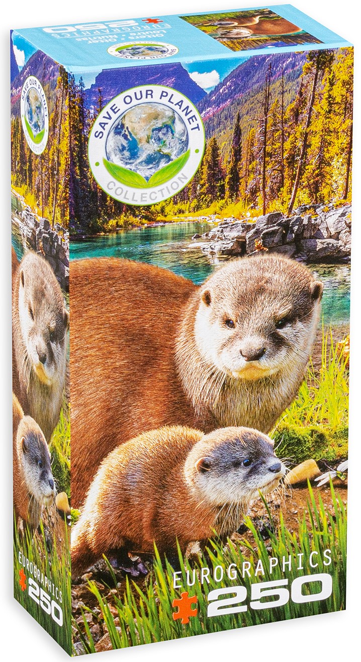 Пъзел Eurographics от 250 части - Видри