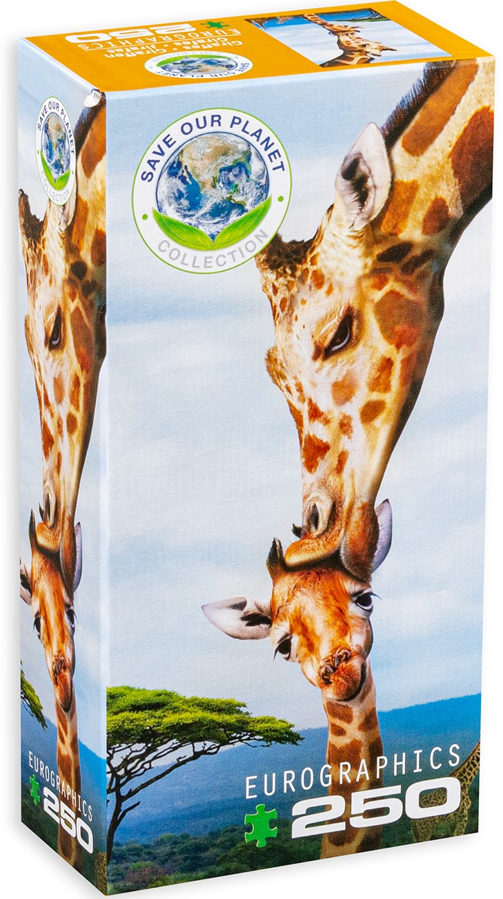 Пъзел Eurographics от 250 части - Жирафи