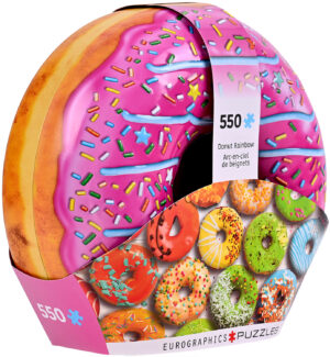 Пъзел Eurographics от 550 части - Многоцветна поничка