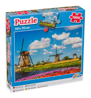 Пъзел Grafix от 1000 части - Мелници