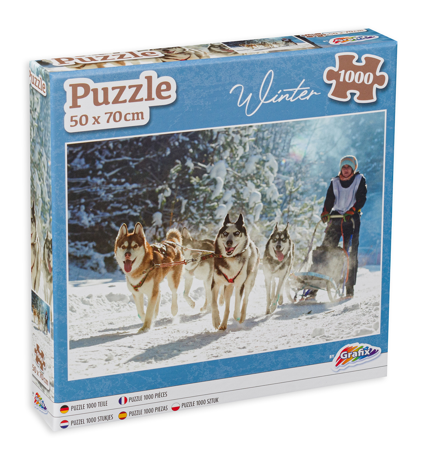 Пъзел Grafix от 1000 части - Зимна разходка