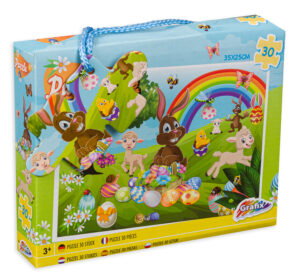 Пъзел Grafix от 30 части - Великденско зайче