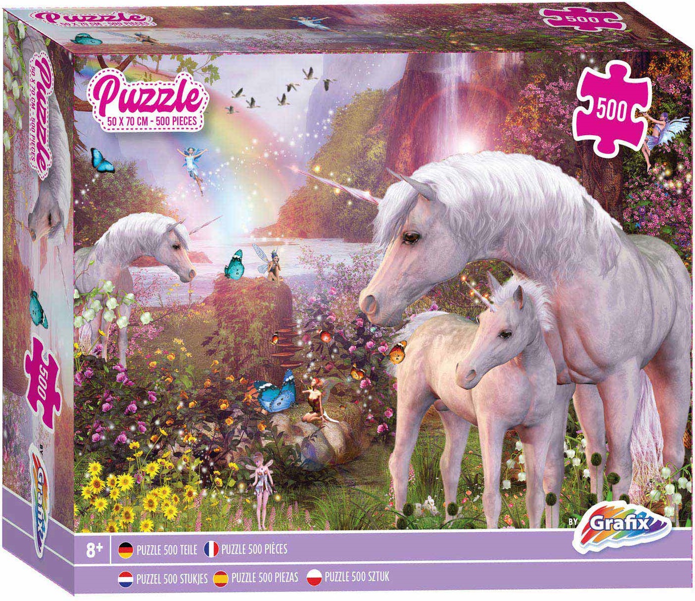 Пъзел Grafix от 500 части - Еднорог