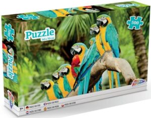 Пъзел Grafix от 500 части - Папагали