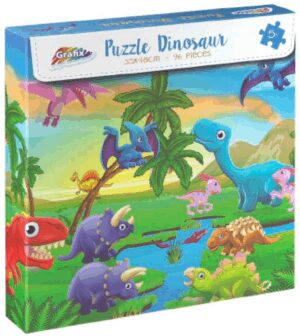 Пъзел Grafix от 96 части - Динозаври