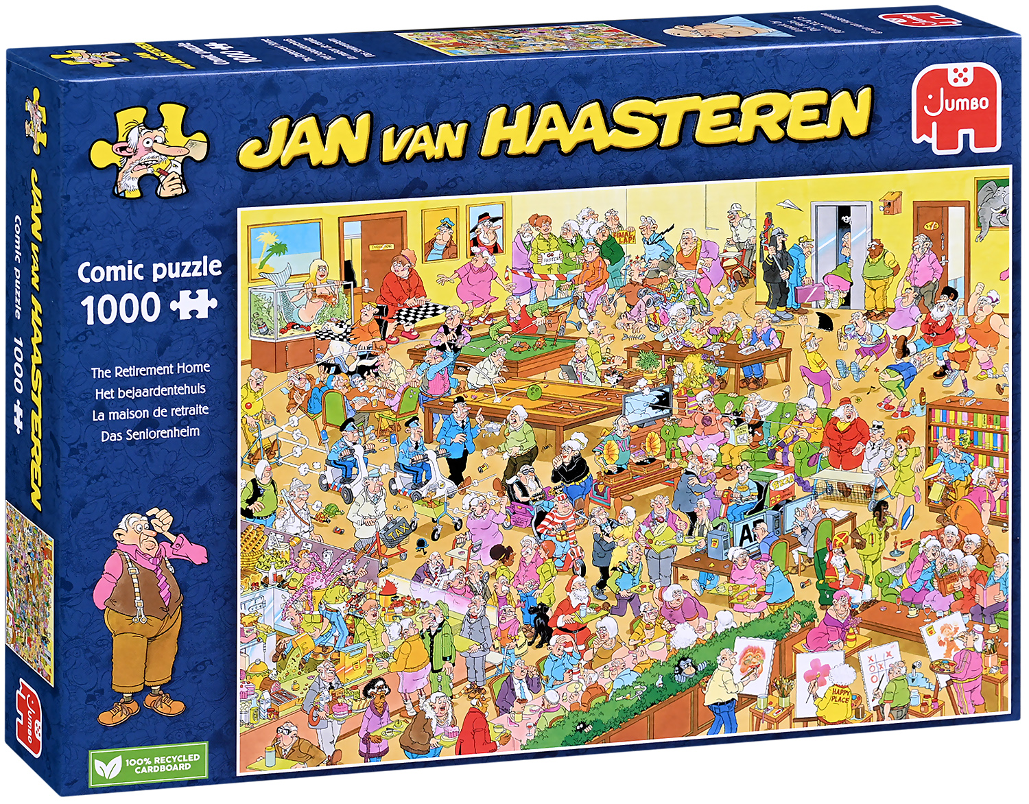 Пъзел Jumbo от 1000 части - Домът за възрастни хора