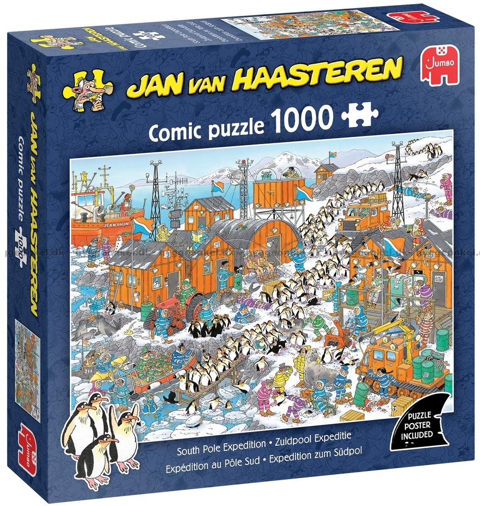 Пъзел Jumbo от 1000 части - Експедиция до Южния полюс