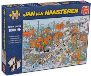 Пъзел Jumbo от 1000 части - Експедиция на Южния полюс