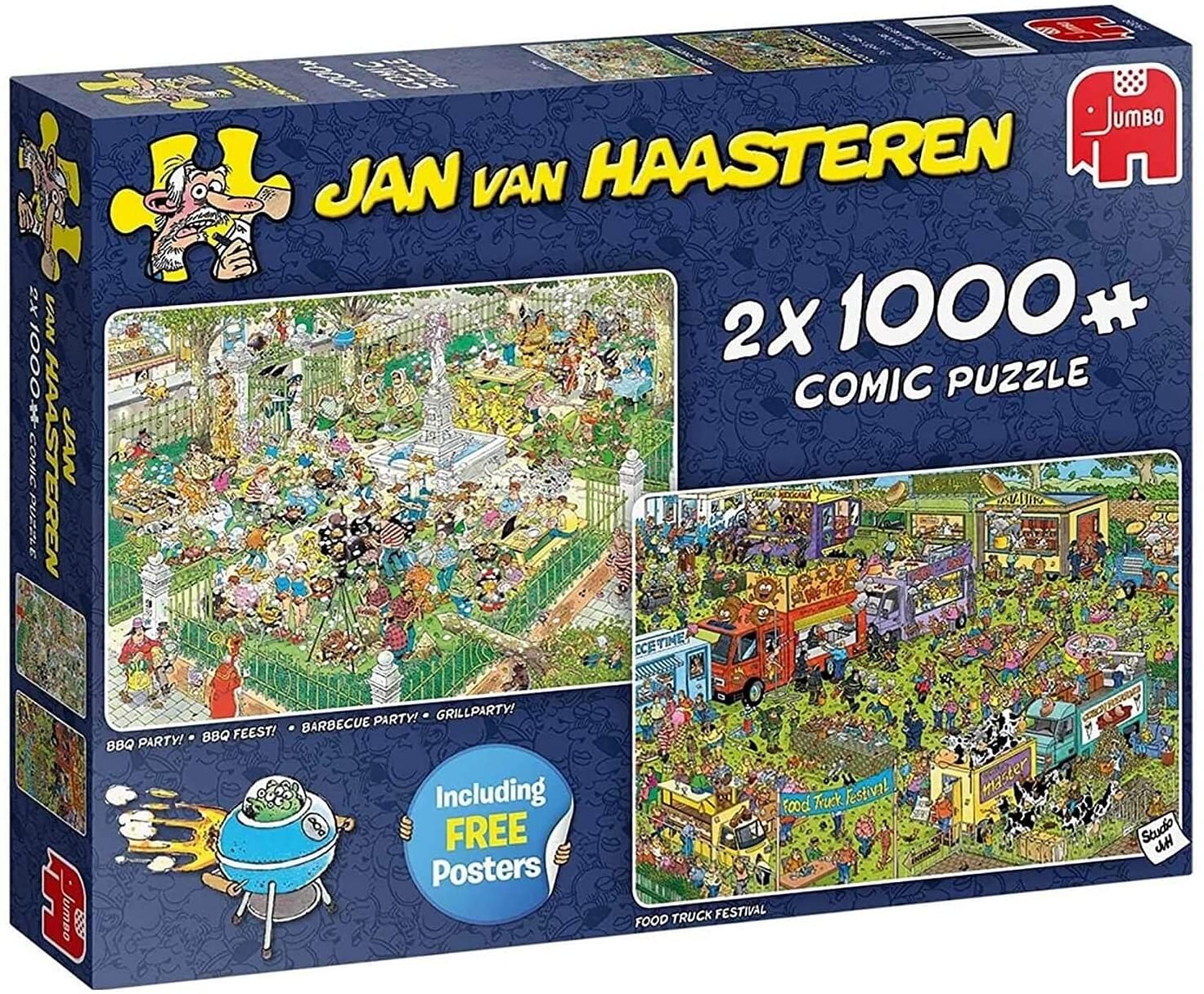 Пъзел Jumbo от 2 х 1000 части - Фестивал на храната