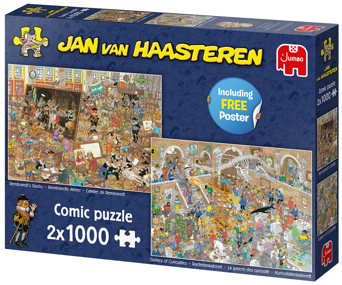 Пъзел Jumbo от 2 x 1000 части - До музея