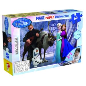Пъзел Lisciani Maxi - Замръзналото кралство, 60 части