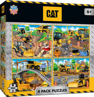 Пъзел Master Pieces 4 в 1 - Строителни площадки