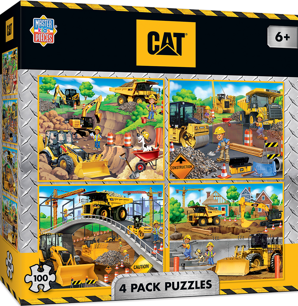 Пъзел Master Pieces 4 в 1 - Строителни площадки