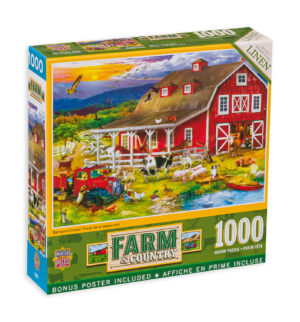 Пъзел Master Pieces от 1000 части - Ден във фермата
