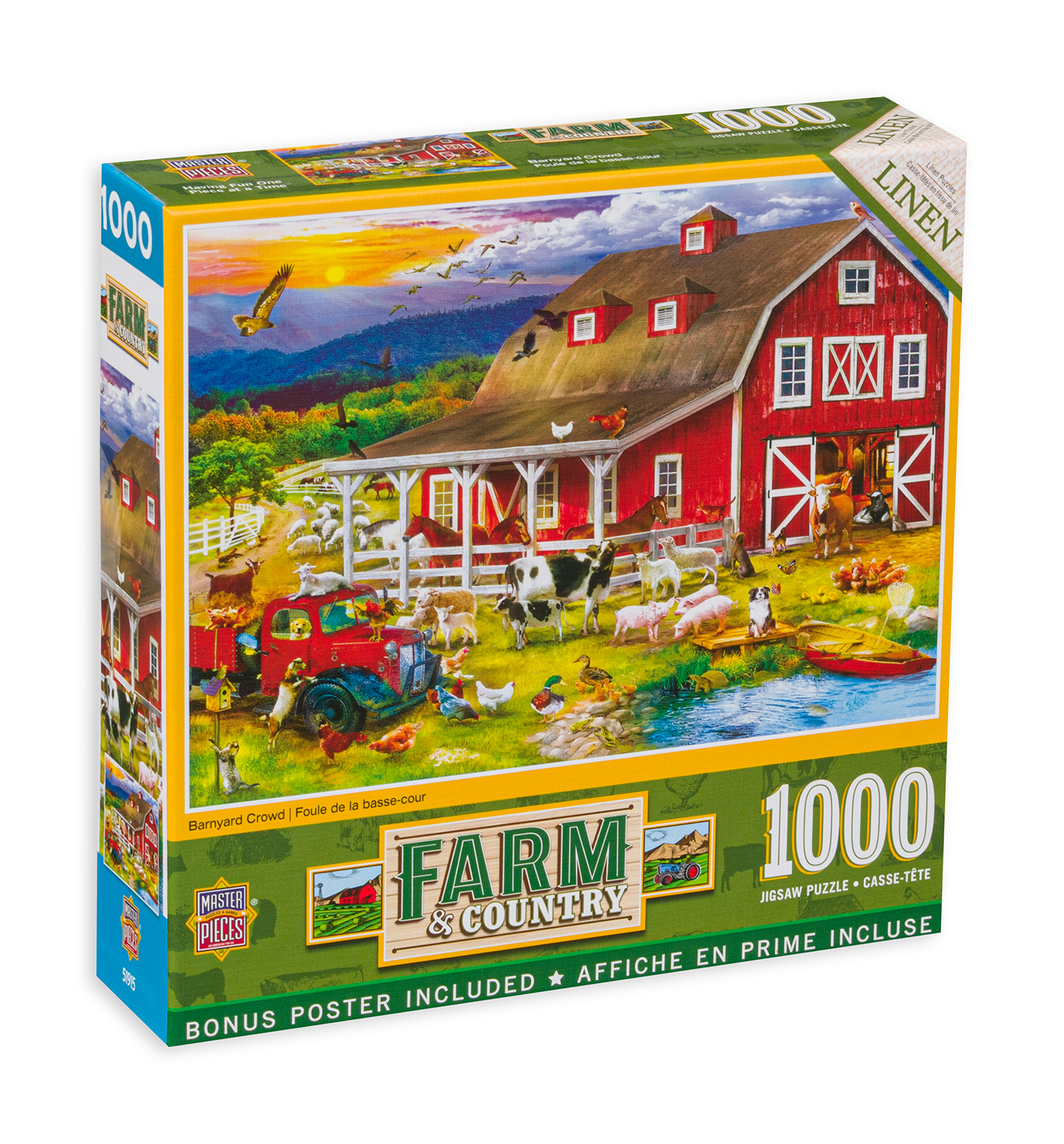 Пъзел Master Pieces от 1000 части - Ден във фермата