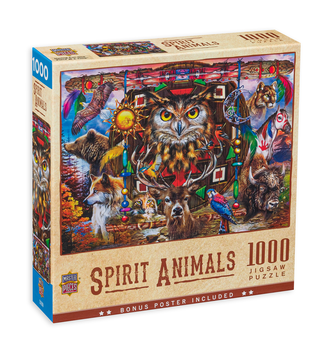 Пъзел Master Pieces от 1000 части - Духът на животните