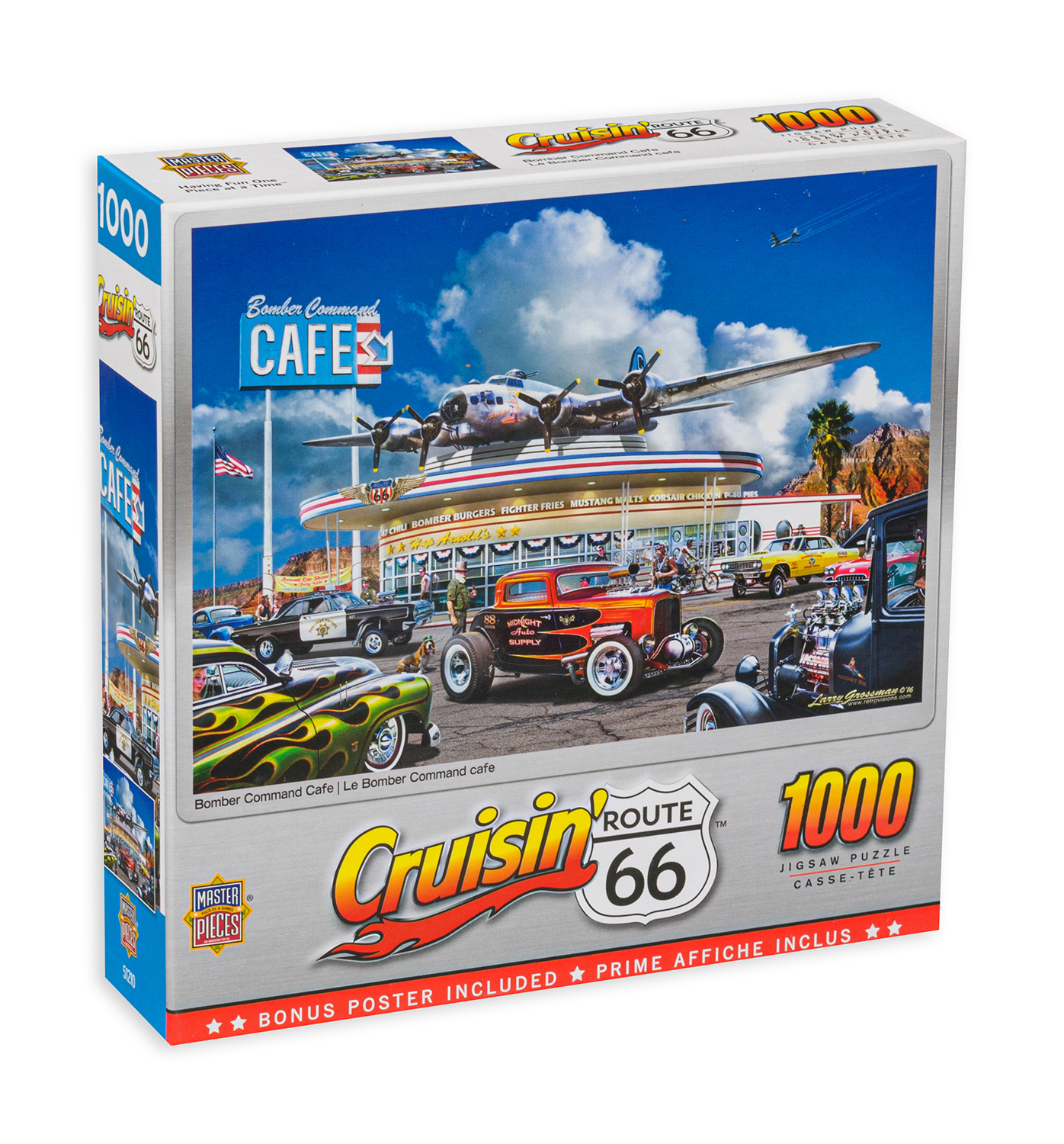 Пъзел Master Pieces от 1000 части - Кафене за бомбардировачи