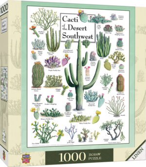 Пъзел Master Pieces от 1000 части - Кактуси