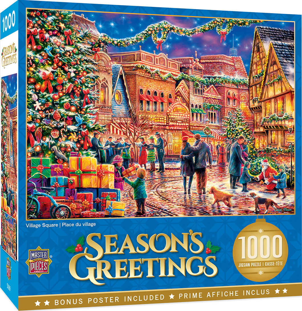 Пъзел Master Pieces от 1000 части - Коледен площад