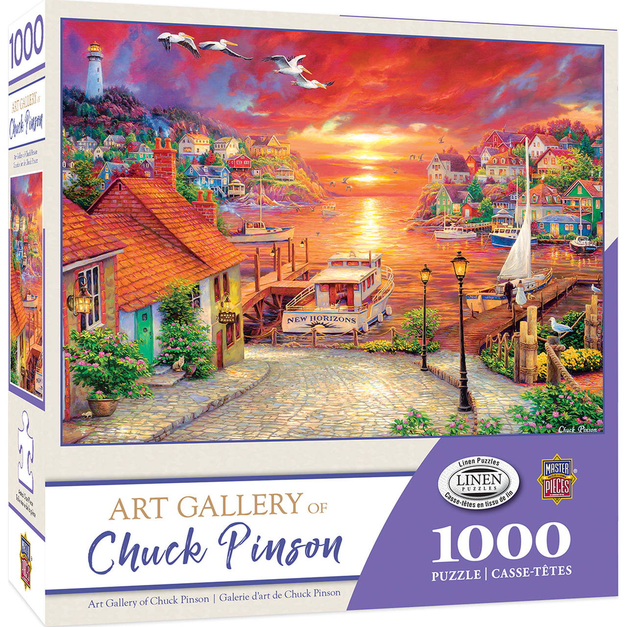 Пъзел Master Pieces от 1000 части - New Horizons 1000pc w/Linen