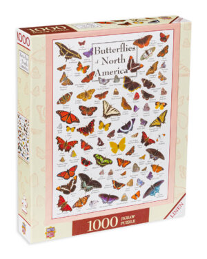 Пъзел Master Pieces от 1000 части - Пеперудите в Северна Америка
