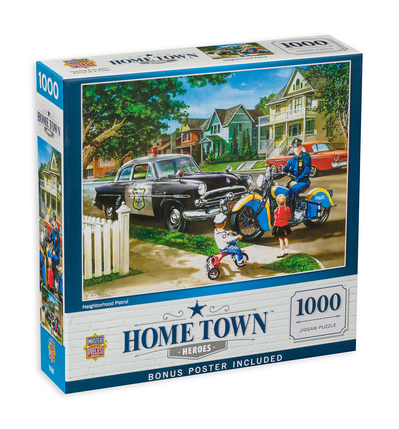Пъзел Master Pieces от 1000 части - Полицията в квартала