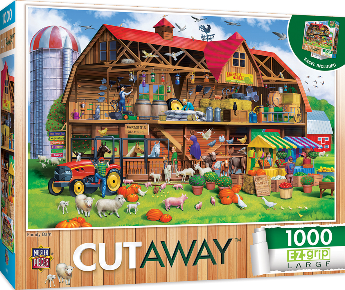 Пъзел Master Pieces от 1000 части - Семейна ферма