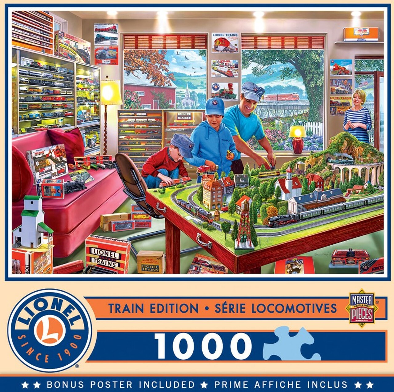Пъзел Master Pieces от 1000 части - The Boy's Playroom 1000pc
