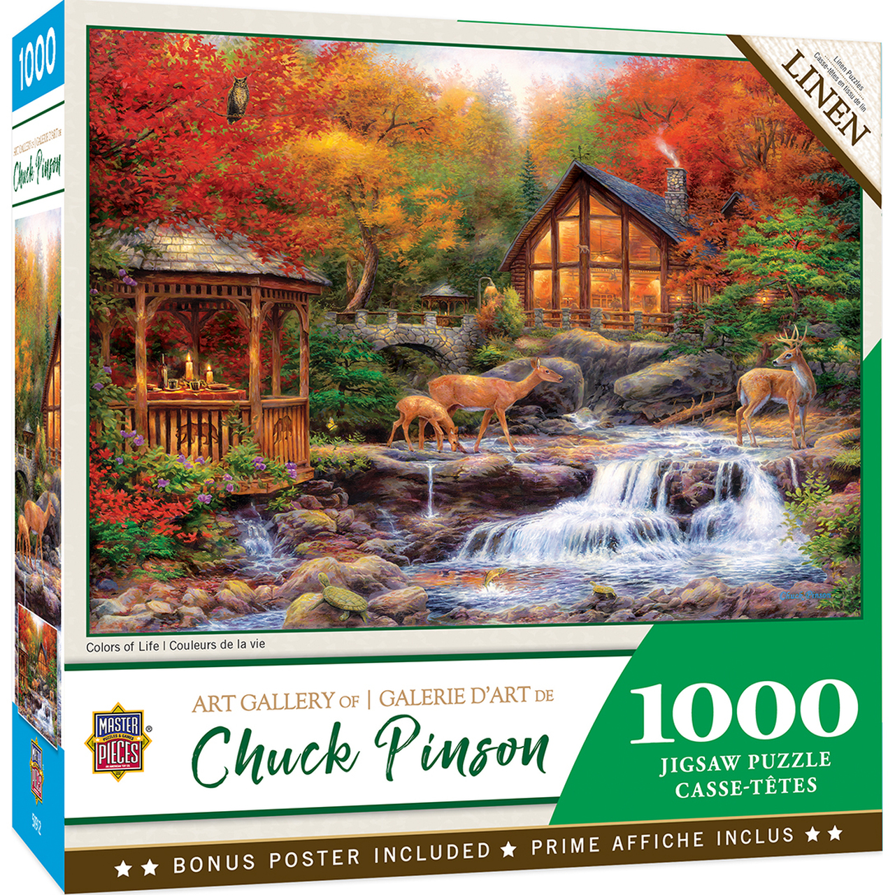 Пъзел Master Pieces от 1000 части - Colors of life 1000pc W/Linen