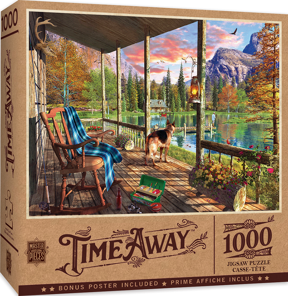 Пъзел Master Pieces от 1000 части - Залезът и кучето
