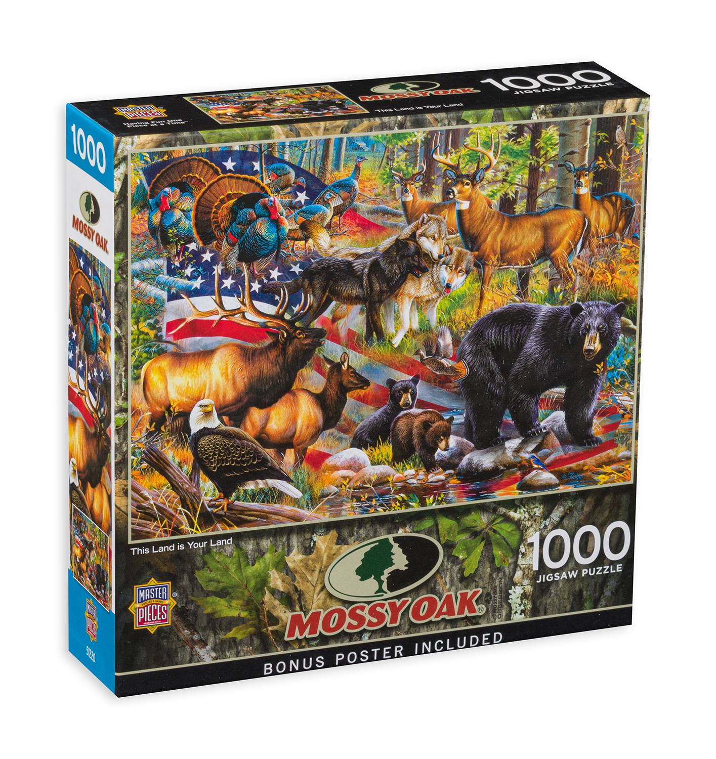 Пъзел Master Pieces от 1000 части - Земята на животните
