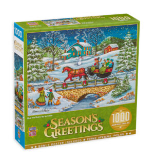 Пъзел Master Pieces от 1000 части - Зимна река