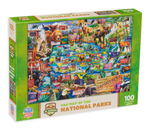Пъзел Master Pieces от 100 части - Колаж с националните паркове