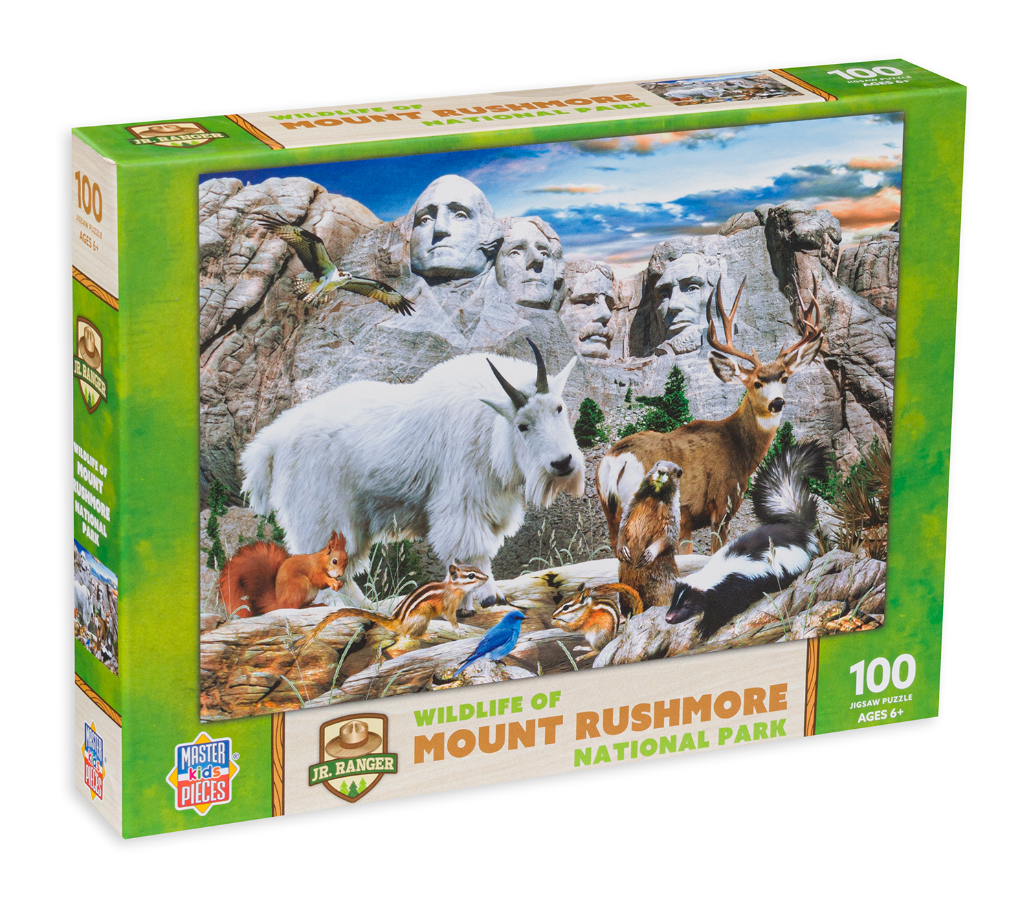 Пъзел Master Pieces от 100 части - Планината Ръшмор