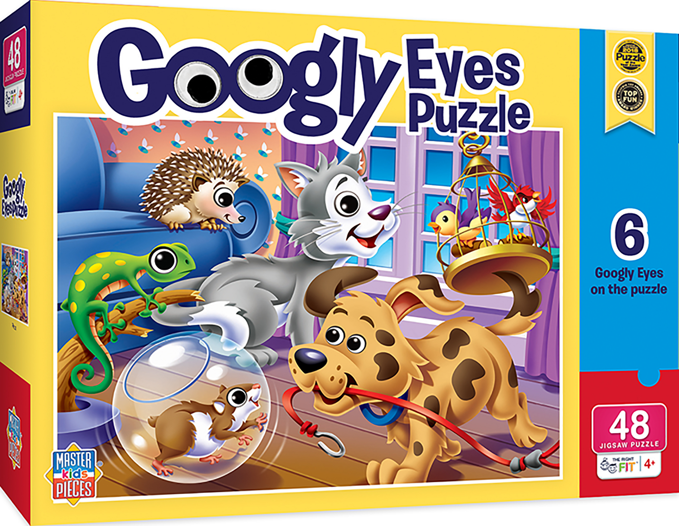 Пъзел Master Pieces от 48 части - Животните у дома