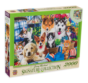 Пъзел Master Pieces от 2000 части - Кучета и котета