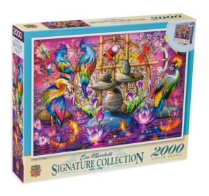 Пъзел Master Pieces от 2000 части - Прелестни пауни