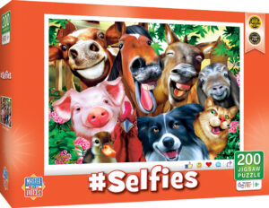 Пъзел Master Pieces от 200 части - Животни в задния двор