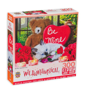 Пъзел Master Pieces от 300 XXL части - Коте и мече