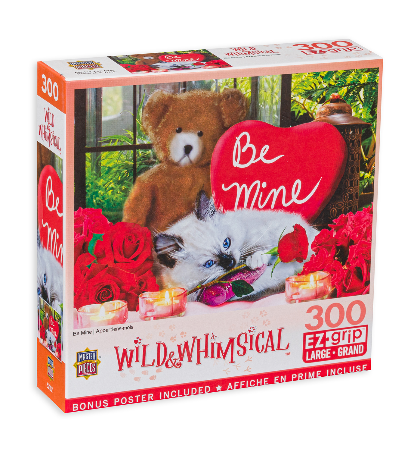 Пъзел Master Pieces от 300 XXL части - Коте и мече